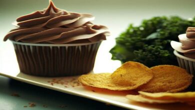 cupcakes kale chips yummy healthy eats tasty scrumptious sweets